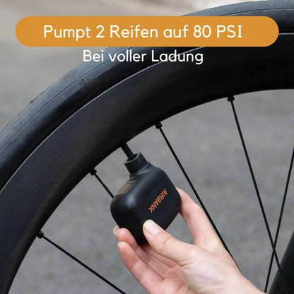 Mini Elektrische Fahrradpumpe 100 PSI USB-C – Tragbare Luftpumpe Presta & Schrader
