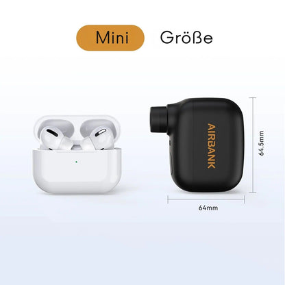 Mini Elektrische Fahrradpumpe 100 PSI USB-C – Tragbare Luftpumpe Presta & Schrader
