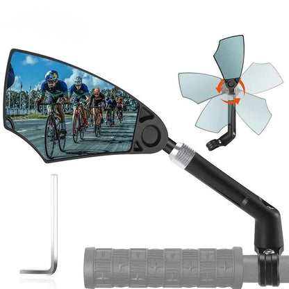 Fahrrad-Rückspiegel – teleskopisch, flexibel, 360° Weitwinkel